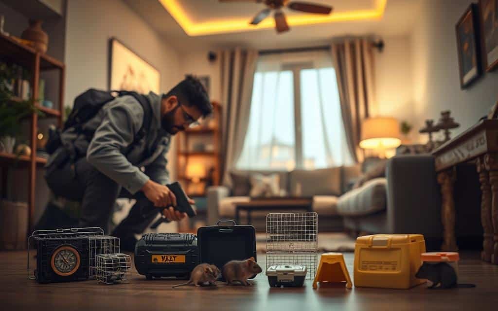 مكافحة قوارض منزلية